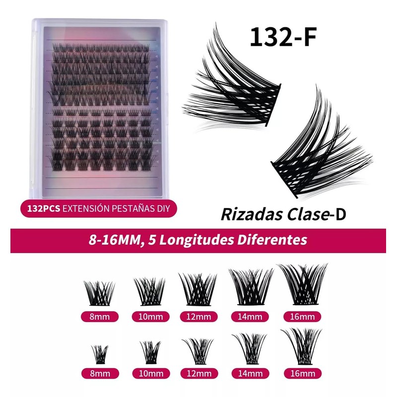 OranSee Kit de Extensiones de Pestañas DIY Volumen, Kit de