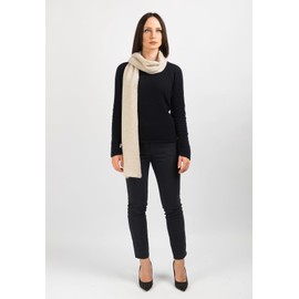 Dalle Piane Cashmere - 100% Cashmere Scarf - for Men and women - beige