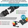 travel inspira Correa para Equipaje TSA con Candado de 3