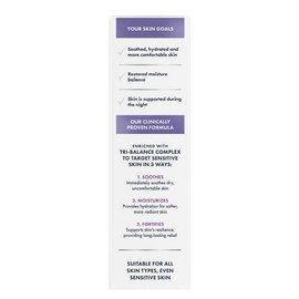 Eucerin Skin Balance Night Cream, Sensitive Skin Face Moisturizer Enriched with Tri-Balance Complex, 1.7 Oz Bottle