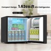 COWSAR Compact Refrigerator, 1.62 Cu Ft, Mini Refrigerator with Freezer,