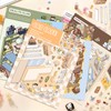 9 Pieces 3D Sticker Scenes etc. Miniature Room Sticker Book,