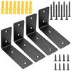 Shelf Brackets Heavy Duty, 45mm Thick L Shape Right Angle