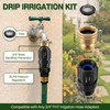 Gulfmew 2 Set 25 PSI Drip Irrigation Faucet Adapter Kit,