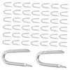 Mobestech Fencing Nails 200pcs Heavy Duty U-shaped Nails for Mesh