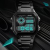 Men Digital Watch Stopwatch Countdown Alarm Luminous Watch