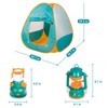 FUN LITTLE TOYS Pop Up Play Tent with Camping Gear