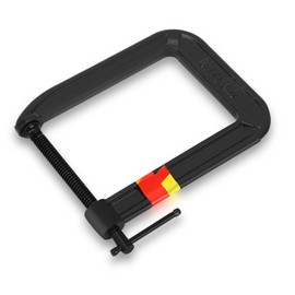 Deep Throat C Clamps 8 inch for Woodworking Deep Steel Heavy Duty C Clamp Woodworking Diy Carpentry Clamping Device(100,185Mm) (Clamping thickness 100*depth 185mm)