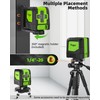 Huepar Professional Cross Laser Level Line with 360° Magnetic Pivoting