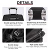 Luggage Cover Spandex Travel Suitcase Cover Dustproof Washable Protector Zipper
