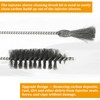 Bolaxin Diesel Injector Sleeve Cup Seat Cleaning Bore Brush Kit