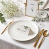 80 segnaposto per matrimonio e comunione con motivo eucalipto