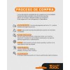 Grapa Para Cable Plano 10mmblanca Bolsa 20 Pz Volteck 48279