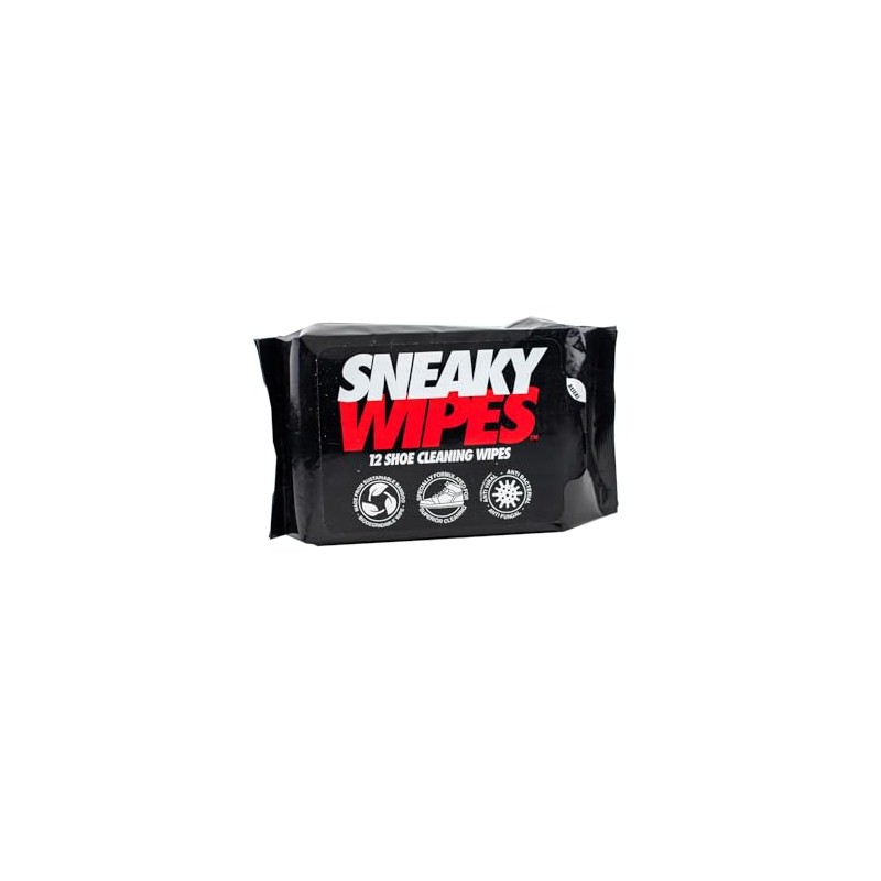 SNEAKY Wipes, Shoe and Trainer cleaning wipes - 12 pack