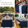 Pesonlook 2Pack Navy Blue Tablecloths for 8 Foot Rectangle Tables