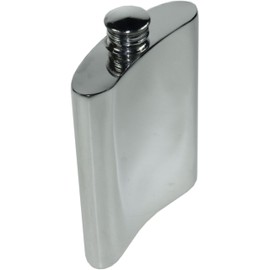 Wentworth Pewter - 6oz Pewter Kidney Hip Flask - FREE ENGRAVING