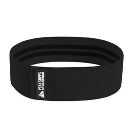 Fabric Resistance Band - Black Heavy/Ultra Heavy Resistance - Hip Circle NON ROLL