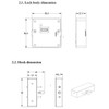 Lock Connection™ RFID Hidden Cabinet/Drawer Lock 13.56mhz