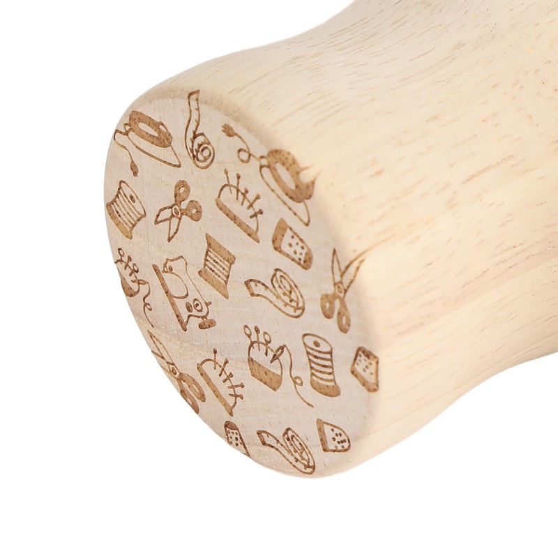 Quilters Clapper 17.8cm Wood Quilting Tailors Sewing Set Multifunction with