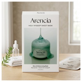 Arencia Holy Hyssop Mask Pack of 5 (1 pack) I agree to the use of personal information / 아렌시아 홀리 히솝 마스크 팩 5매 1개 개인정보 활용에 동의합니다