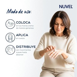 Nuvel Crema Corporal Humectante Anti Edad con Baba de Caracol, 500 ml, Crema Corporal Hidratente