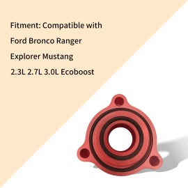JINFANNIBI Turbo Blow off Valve Adapter For Ford Ranger with 2.3L 2.7L 3.0L Ecoboost Engine