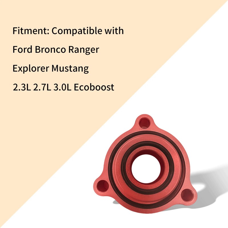 JINFANNIBI Turbo Blow off Valve Adapter For Ford Ranger with
