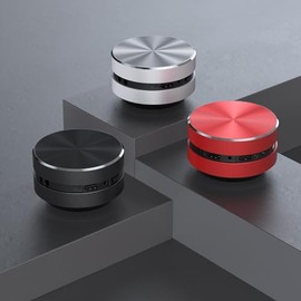 Docooler - Altavoz de conducción ósea, mini altavoz portátil de conducción ósea, altavoz pequeño, altavoz inalámbrico, sonido de graves estéreo, altavoz portátil creativo, sonido de micrófono