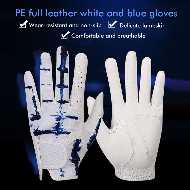 Professional Game Golf Gloves for Men Breathable Sheepskin Gloves Golf