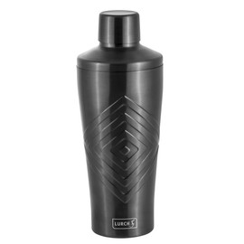 LURCH Cocktail Shaker 600 ml 3-Piece with Integrated Sieve Smokey Grey