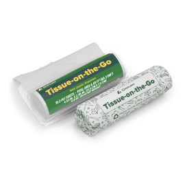 Coghlan's Tissue on The Go - Compact Travel Pack with Dispenser for Camping, Hiking, Backpacking, and Outdoor Adventures, Portable and Convenient Tissue Essentials, 2-Pack