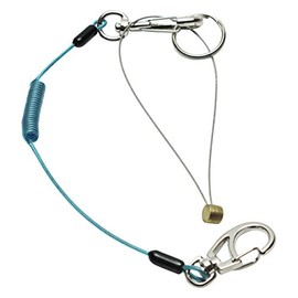SK11 Safety Cord, Short Size, Natural Length Approx. 11.8 inches (300 mm), Working Load Capacity: 1.1 lbs (0.5 kg), Includes Connection Cord, SSC-05S, Blue