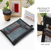 4 Pcs Small Make Up Bag,Black Portable Small Makeup Bag