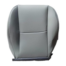 NLQR Front Driver Bottom Replacement Perforated Seat Cover Gray Microfiber Leather Compatible with Subaru Forester 2014-2016
