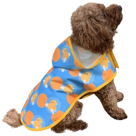 Pooch & Paws Hooded Dog Raincoat Poncho Reflective Waterproof Adjustable Rain Jacket for Small Medium Large Dogs (X-Small)