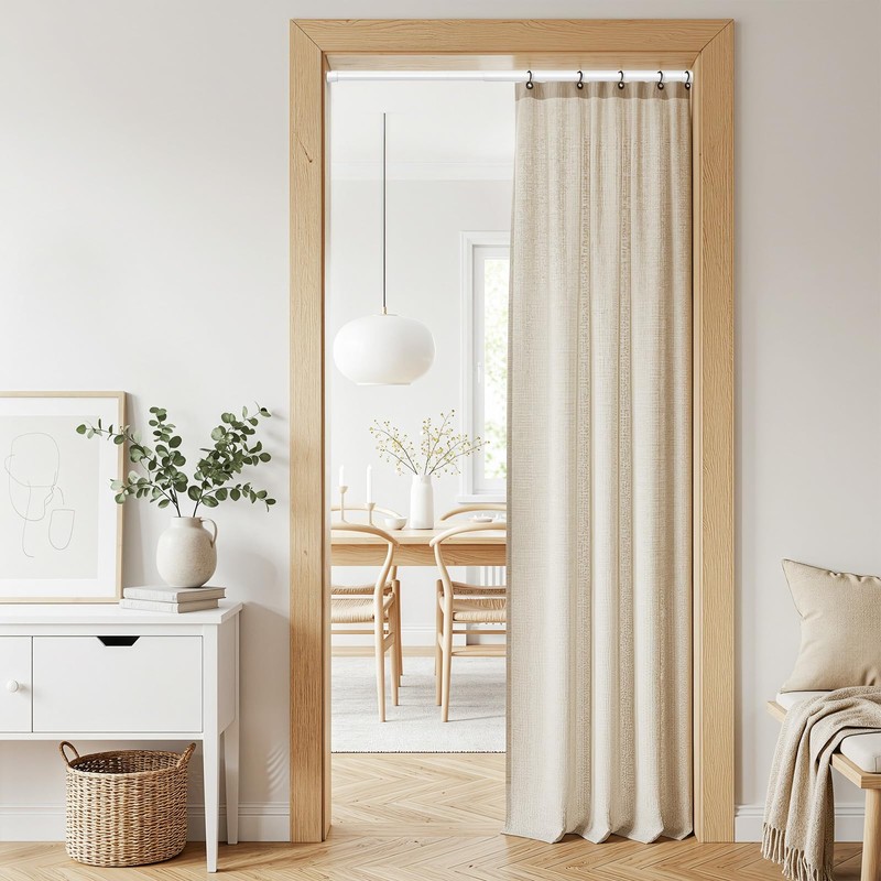 White Tension Curtain Rod 18-39 Inch Adjustable Extendable Small Tension