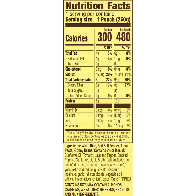 Old El Paso Rice, Mexican Style Rice, Microwavable Pouch, 8.8