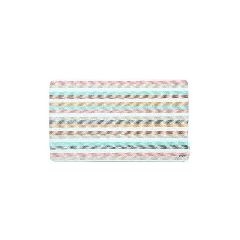Kesper 31254 Decorative Breakfast Board with Stripes, Melamine, Square, 23.5