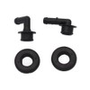 Riloer 4X PCV CCV Vent Valve Elbow & Grommet for