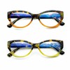 DABYDA Cateye Reading Glasses for Women Blue Light Blocking Computer
