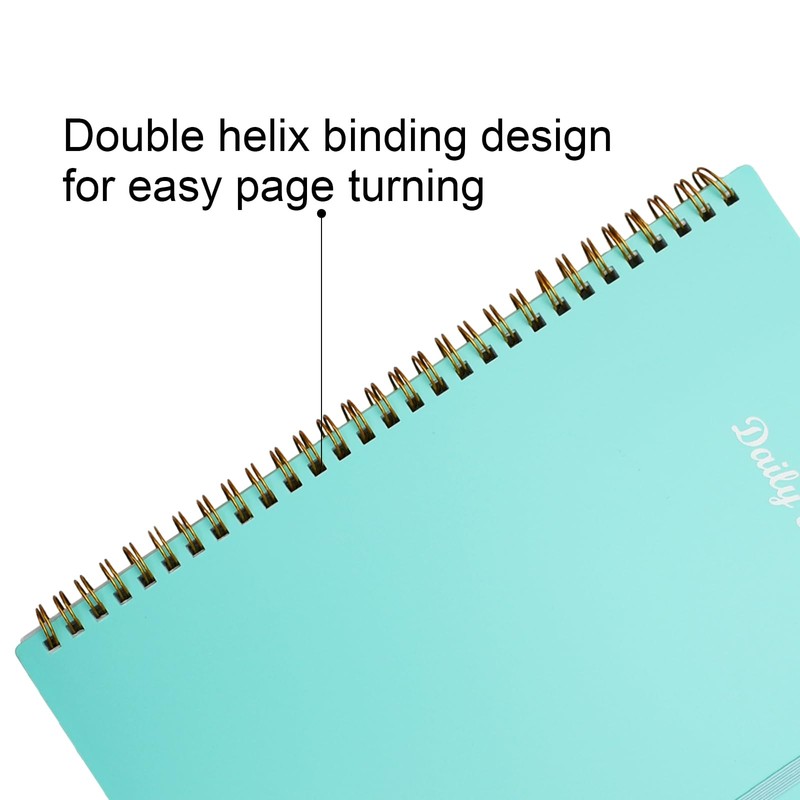 Business and Study Spiral Bound Daily Plan, Daily Task Planning