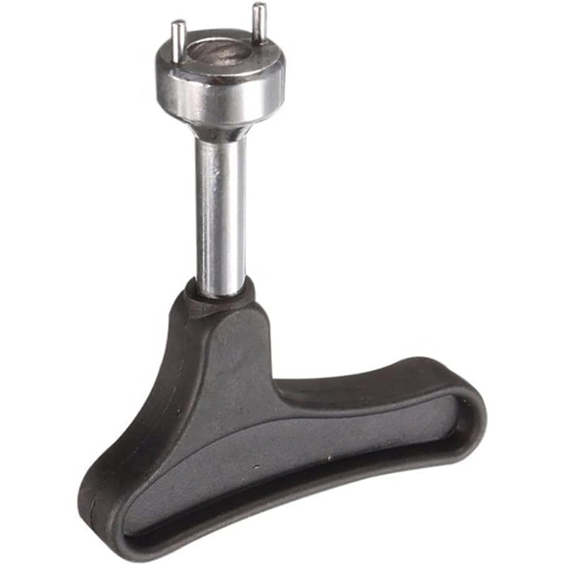Seadiquiet 1pc Black Golf Shoe Spike Wrench Removal Tool, Plastic