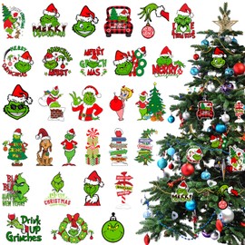 Christmas Tree Decorations - 30PCS Christmas Tree Hanging Ornament,Holiday Xmas Tree Party Indoors Home House Decor