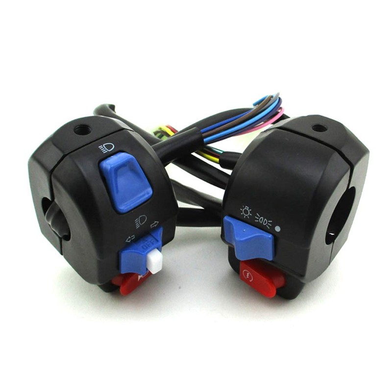 TC-Motor Aluminum 7/8'' 22mm Left Right Handle Switch Control Assembly