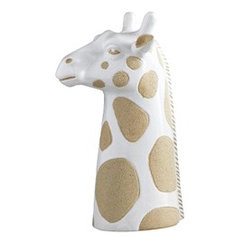 47th & Main Wild Safari Shaped Ceramic Planter Flower Vase for Succulents Small Plants and More, 10.5" Tall, Giraffe