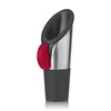 Innovine Wine Pourer and Stopper, Drip-Free Stainless Steel and Silicone