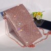KDUPUP Rhinestone Crossbody Cell Phone Purse Wallet Clutch Glitter Crystal