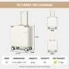 Joyway Carry on Luggage With Removable Spinner Wheels & Built-In