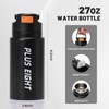 pluseight Insulated Water Bottle 800ml with Straw and Lid Stainless