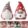 HOLIDYOYO 1 Pair Christmas Gnome Ceramic Salt Pepper Shaker Farmhouse